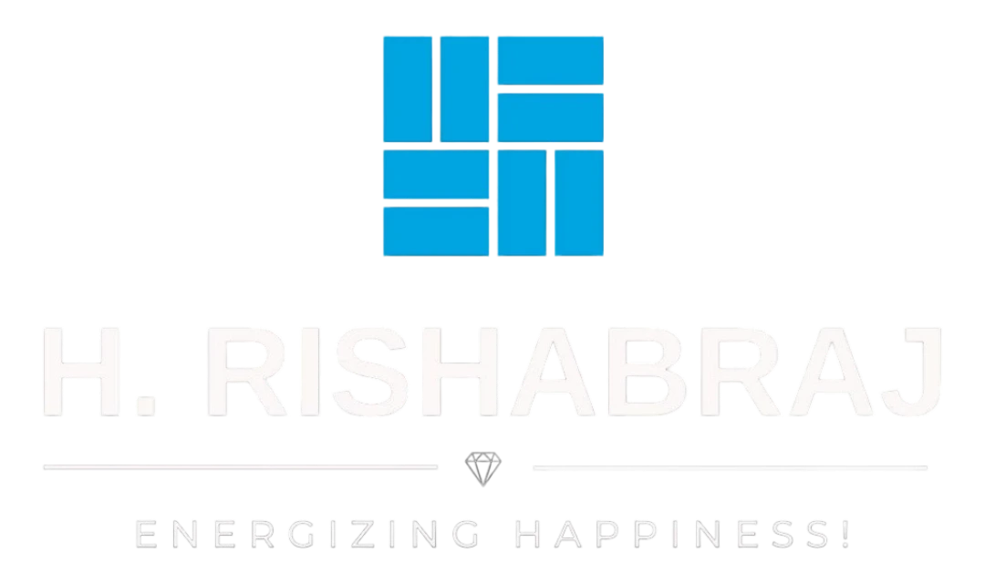 H.Rishabraj Logo white